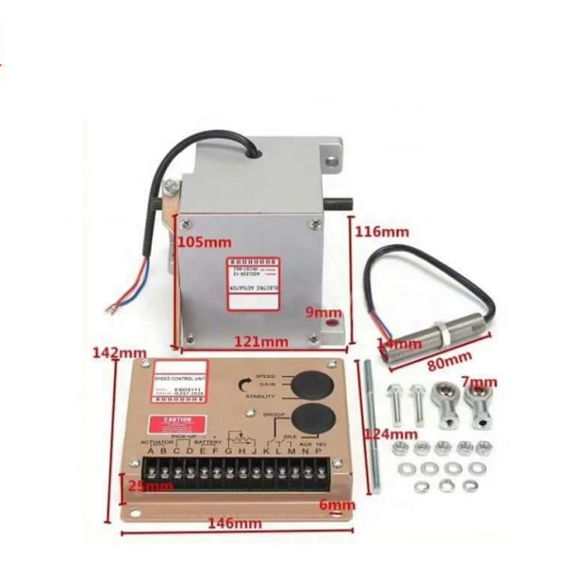 Електронски покретач регулатора дизел мотора АДЦ120 АДЦ175 АДЦ225 за генератор