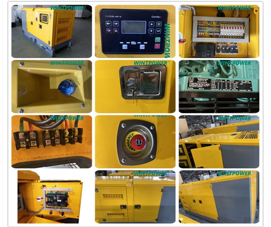 Diesel Power Generator Kubota D G 10kVA 12kVA 15kVA 18kVA 20kVA 25kVA 30kVA 40kVA Genset with Soundproof Type Generation