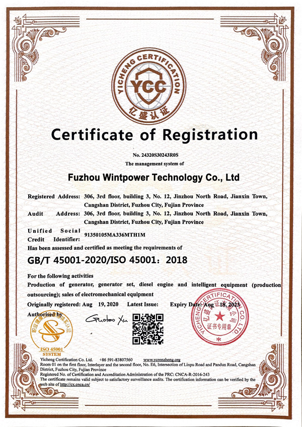 WT ISO45001 - 2023